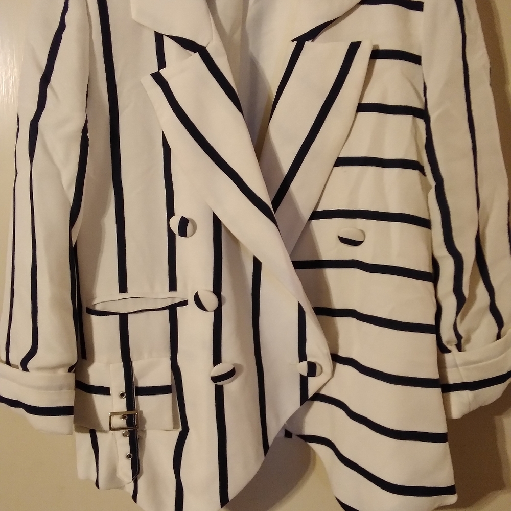 Pin stripe blazer